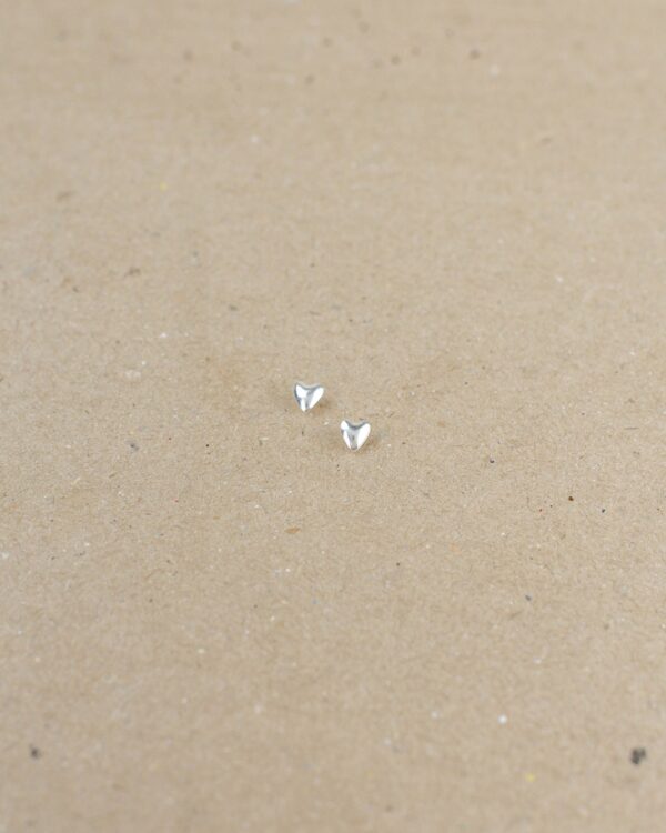 Brinco Coração Boleado M