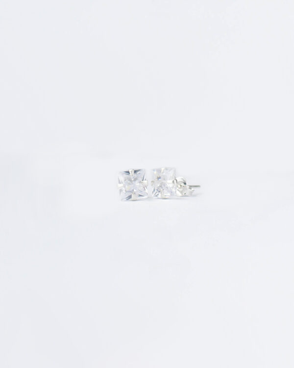 BRINCO CARRÊ 7MM – PRATA 925